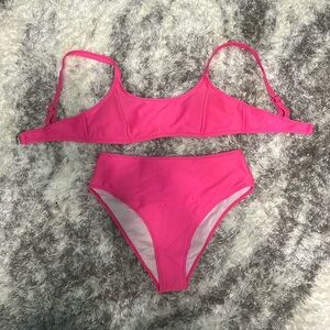 Hot pink NWT bikini size M